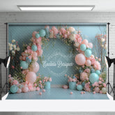 Lofaris Floral Balloon Arch Elegant Wedding Photo Backdrop